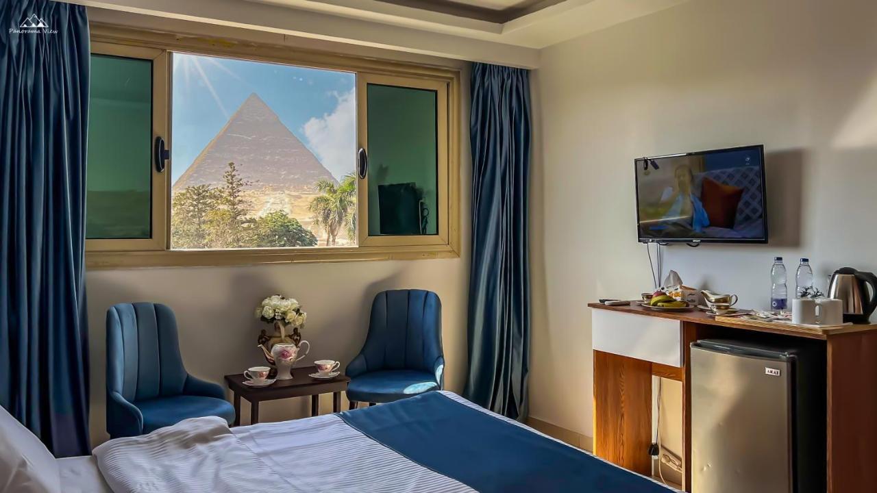 Panorama View Pyramids 호텔 Kafret el-Gabal 외부 사진
