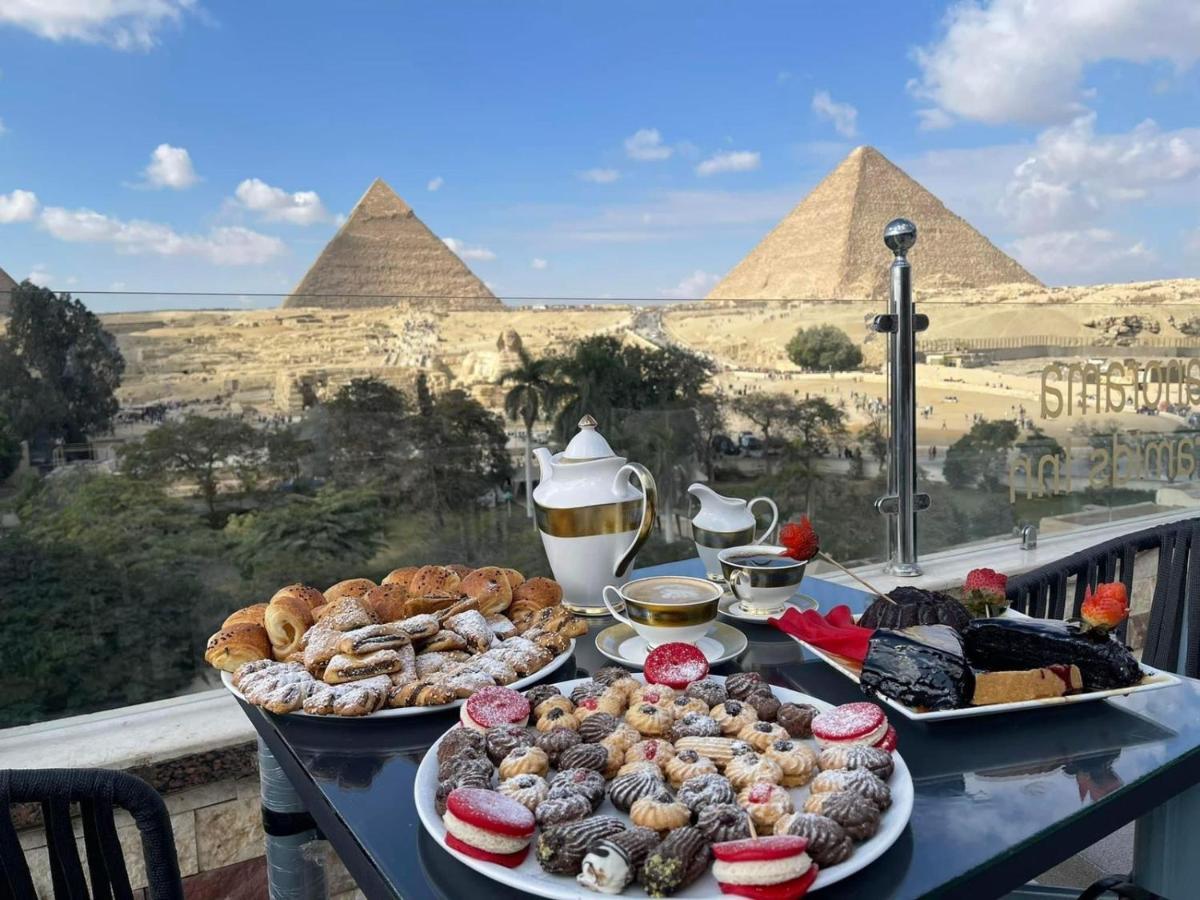 Panorama View Pyramids 호텔 Kafret el-Gabal 외부 사진