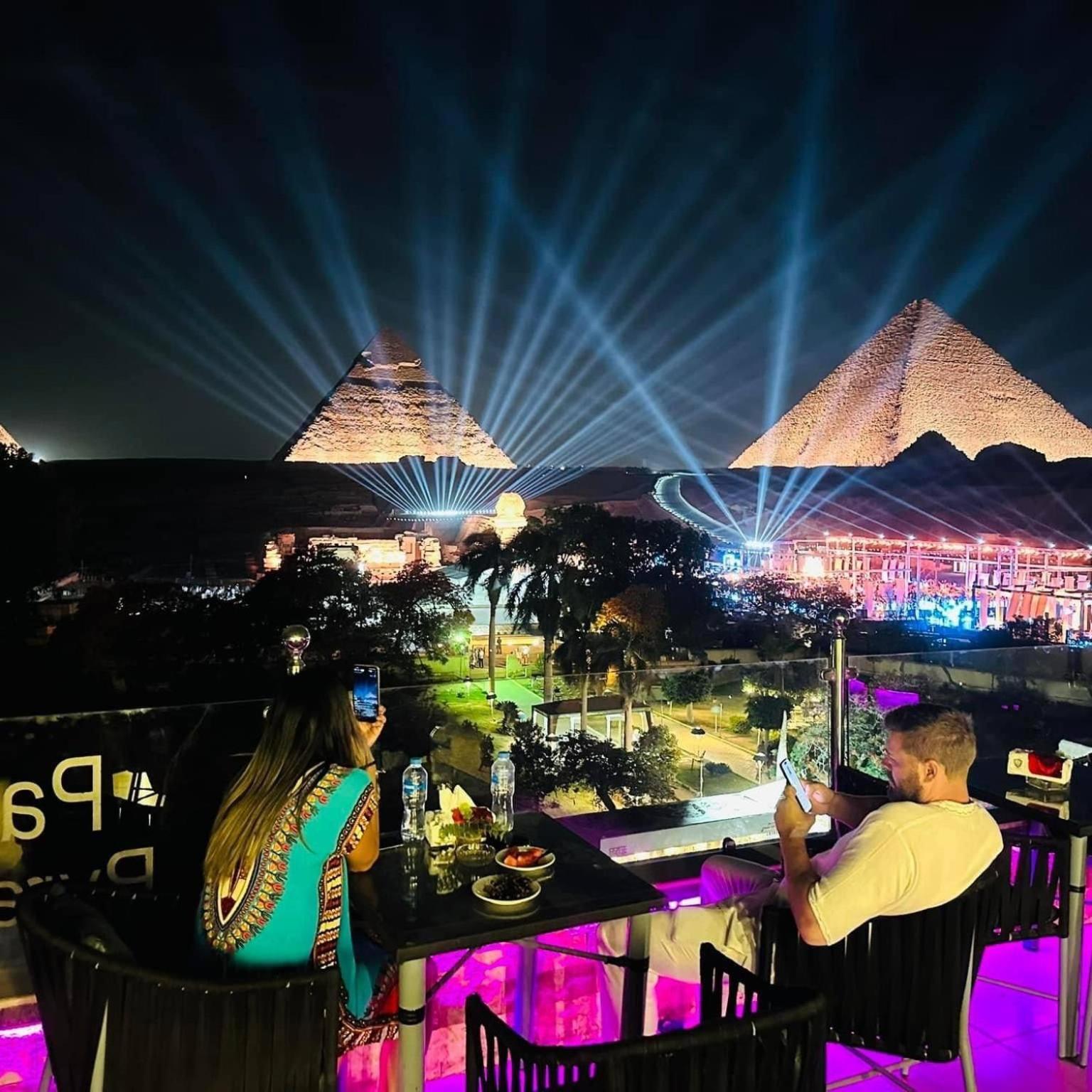 Panorama View Pyramids 호텔 Kafret el-Gabal 외부 사진