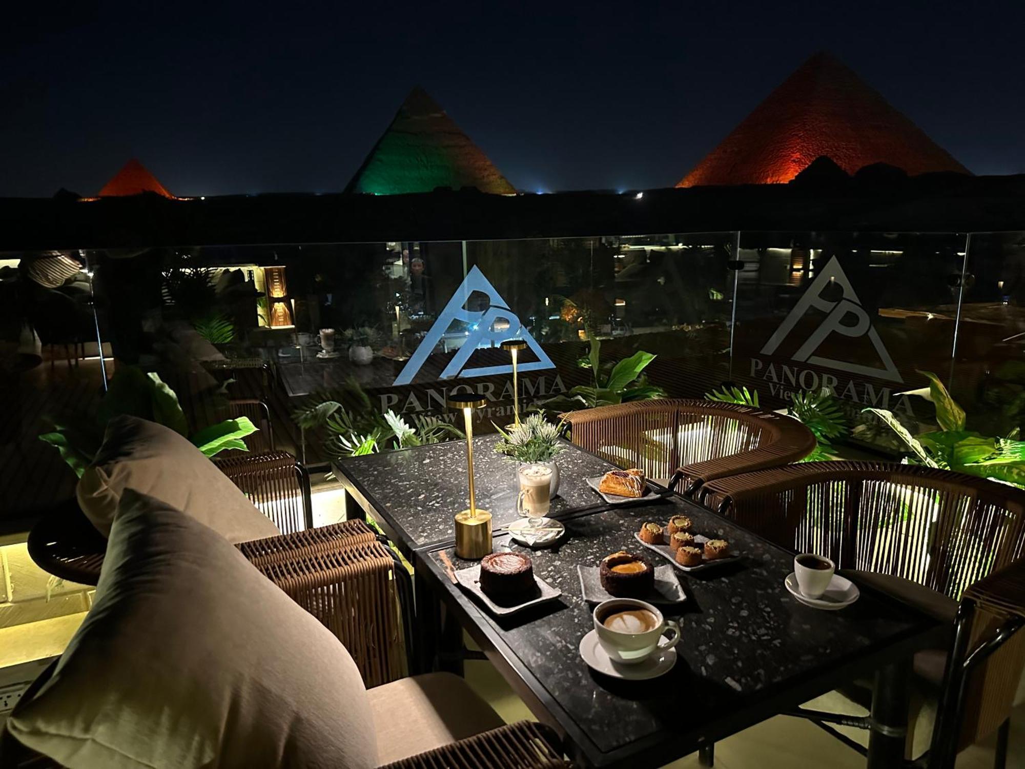 Panorama View Pyramids 호텔 Kafret el-Gabal 외부 사진