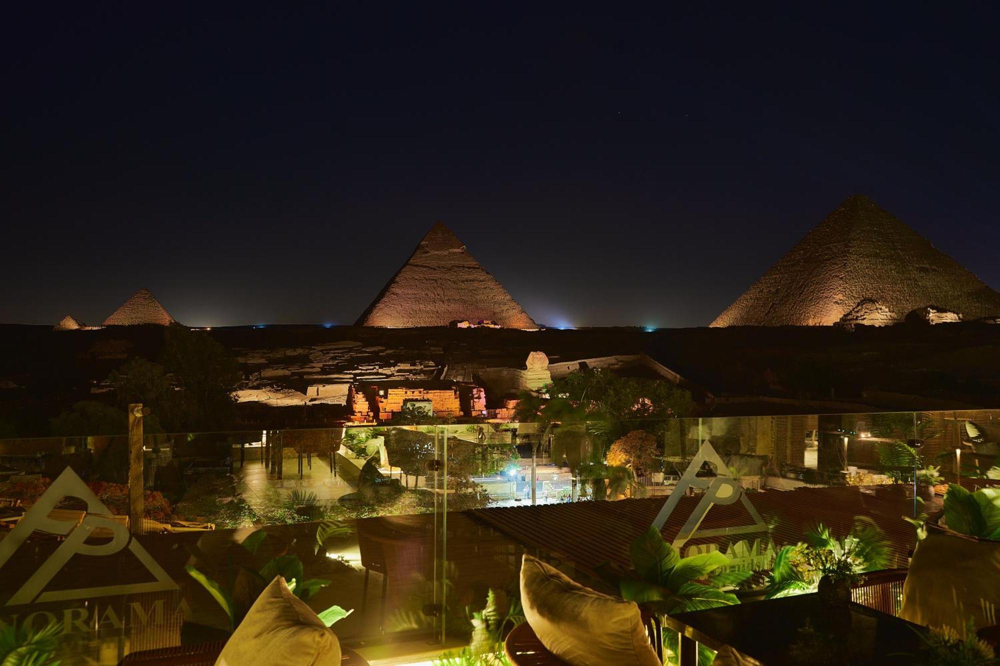 Panorama View Pyramids 호텔 Kafret el-Gabal 외부 사진